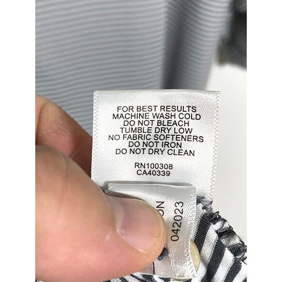 Peter Millar Summer Comfort NBC Sports Striped Polo Shirt Mens XXL Golf Stretch - Picture 8 of 8